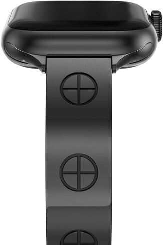 NewWays Metal Strap Compatible with Apple Watch Band 38mm 40mm 41mm 42mm 44mm 45mm 46mm 49mm for iWatch Series 10 9 8 7 6 5 4 3 2 1 SE Ultra Women Dressy Love Bracelet Bangle Wristband in Saudi Arabia