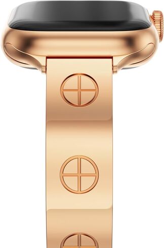 حزام معدني من NewWays متوافق مع سوار ساعة Apple 38 مم 40 مم 41 مم 42 مم 44 مم 45 مم 46 مم 49 مم لسلسلة iWatch 10 9 8 7 6 5 4 3 2 1 SE Ultra Women Dressy Love سوار معصم in Kuwait