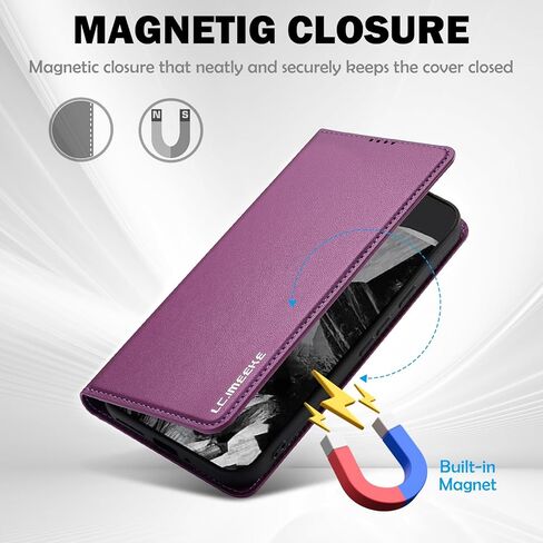 Kowauri Case for Google Pixel 9 Pro XL, PU Leather Wallet Flip Case for Women Men with Card Holder Kickstand Magnetic Closure Shockproof Protective Phone Cover for Google Pixel 9 Pro XL (Black) in Saudi Arabia