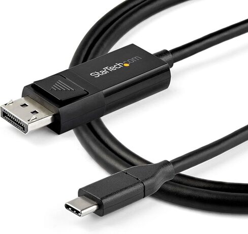 StarTech.com 6ft (2m) USB C to DisplayPort 1.4 Cable 8K 60Hz/4K - Bidirectional DP to USB-C or USB-C to DP Reversible Video Adapter Cable -HBR3/HDR/DSC - USB Type C/TB3 Monitor Cable (CDP2DP142MBD) in Saudi Arabia