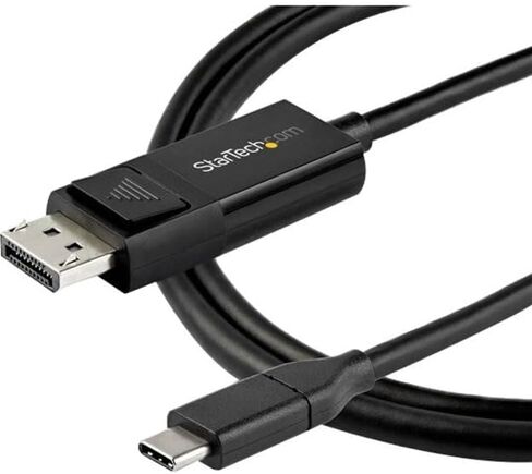 StarTech.com 6ft (2m) USB C to DisplayPort 1.4 Cable 8K 60Hz/4K - Bidirectional DP to USB-C or USB-C to DP Reversible Video Adapter Cable -HBR3/HDR/DSC - USB Type C/TB3 Monitor Cable (CDP2DP142MBD) in Saudi Arabia