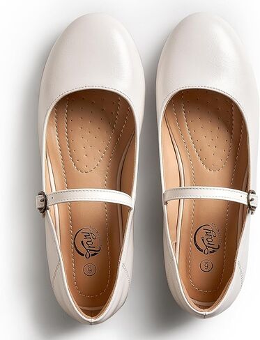 Trary Mary Jane Ballet Flats, Black Flats for Women, Ankle Strap Dressy Comfortable Flats in Saudi Arabia