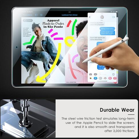 واقي شاشة VIKESI iPad Mini 3 2 1، واقي شاشة من الزجاج المقوى 7.9 بوصة لجهاز iPad Mini 3rd / 2nd / 1st Generation 7.9 بوصة - عبوتان in Saudi Arabia