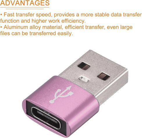 محولات USB C أنثى إلى USB ذكر من النوع C إلى محولات USB [للكمبيوتر اللوحي للهاتف] - أسود/3 قطع in Kuwait