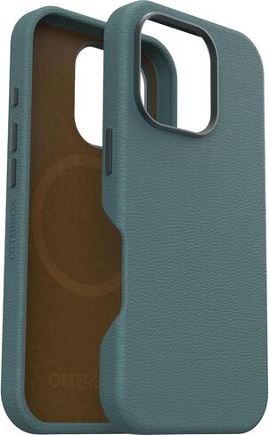 OtterBox iPhone 16 Pro Symmetry Series Cactus Leather for MagSafe - Noir Ash in Saudi Arabia