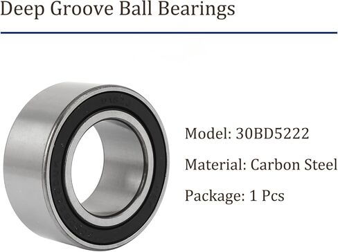 1 قطعة 35BD5020 محامل كرات الأخدود العميق-[35 مللي متر × 50 مللي متر × 20 مللي متر] كرات للمحركات أداة آلة علب التروس تحمل الاستخدام ، مزدوجة مختومة in Kuwait