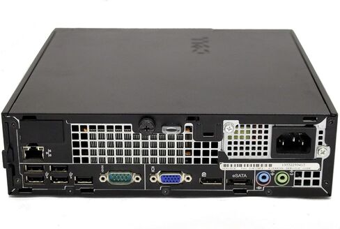 جهاز الكمبيوتر المكتبي طراز OptiPlex 780 USFF من Dell، معالج Intel Core 2 Duo بسرعة 3.0 جيجاهرتز وذاكرة الوصول العشوائي (RAM) سعة 4 جيجابايت وسعة 250 جيجابايت HD DVD ونظام Win Pro 32 بت (متجدد) in Kuwait