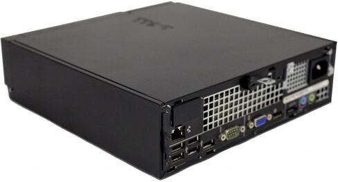 جهاز الكمبيوتر المكتبي طراز OptiPlex 780 USFF من Dell، معالج Intel Core 2 Duo بسرعة 3.0 جيجاهرتز وذاكرة الوصول العشوائي (RAM) سعة 4 جيجابايت وسعة 250 جيجابايت HD DVD ونظام Win Pro 32 بت (متجدد) in Kuwait