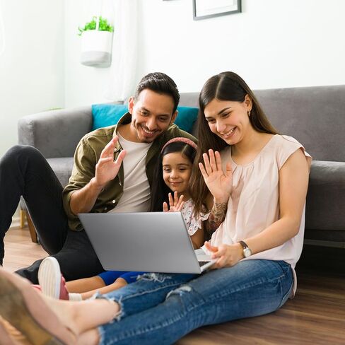 كمبيوتر محمول AEEZO، كمبيوتر محمول مقاس 15.6 بوصة، شاشة IPS 1366 * 768، معالجات Intel Celeron N5095، 8 جيجابايت DDR4 256 جيجابايت SSD، سعة بطارية كبيرة، 2.4G/5G WiFi، بلوتوث 4.2، Mini-HDMI in Kuwait