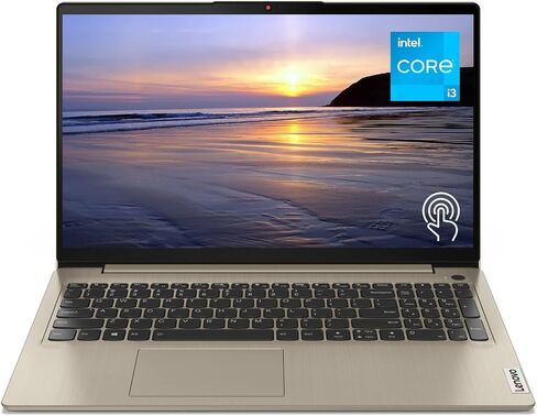 Lenovo Ideapad 3i Laptop, 15.6" FHD 1080P Touchscreen, 11th Gen Intel Core i3-1115G4 Processor, 20GB DDR4 RAM, 512GB PCIe SSD, HDMI, Webcam, Wi-Fi 5, Bluetooth, Windows 10 Home, Almond in Saudi Arabia