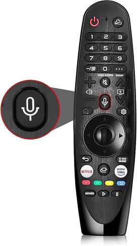 Remote for LG MR19BA AKB75635301 for LG TV Replacement Remote – Magic Remote Control for Smart TV, LG Universal Remote with Voice Control and Pointer Function, Compatible with 2017-2019 TV Models in Saudi Arabia