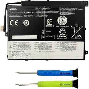 45N1730 Laptop Battery Replacement for Lenovo ThinkPad Tablet 10 Z3795 20C1 20C3 Series 45N1726 45N1727 45N1728 45N1729 45N1731 45N1732 45N1733 3.7V 33Wh 8920mAh