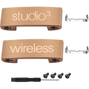 Studio 3 Hinge Replacement Parts Accessories Headband Connector Metal Folding Repair Kit Compatible with Beats Studio3 Wireless (A1914) Headphones.(Black)