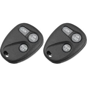 ACROPIX 315 MHz Car Key Fob Keyless Entry Remote Fit for Chevy Express 1500 2500 3500 1998-2002 for GMC Savana 1500 2500 3500 1998-2002 AB01502T 16245100 - Pack of 2 Black
