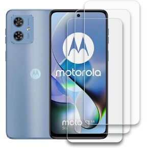 Screen Protector for Motorola Moto G54, 3 PCS Tempered Glasses Protective Film, HD, 9H Hardness, Anti-scratch, Anti-wear, Case Friendly
