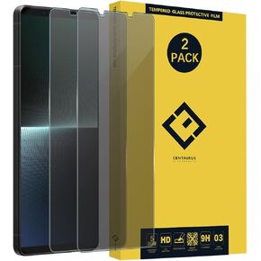 2Pcs Xperia 1 V 2023 Anti Spy Screen Protector Privacy, Anti-Peeping Xperia 1V Privacy Anti-Scratch 9H Tempered Glass Screen Protector Privacy Protective Film For S o n y Xperia 1V 2023