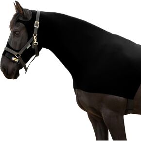 RESISTANCE Premium Horse Hood Pull On-Face with Forelock Saver - Horse Sleazy Slickers and Horse Care Sheet