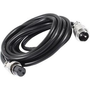 1M /3FT 12mm 2-Pin Metal Male/Female Aviation Socket Connector Cable, GX12-2P Male/Female Aviation Plug Cable - (1 pcs)
