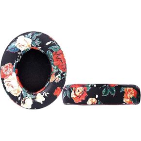Replacement for Beats Studio 3 Replacement Ear Pads, Earpads for Beats Studio 3 Beats Studio 2,Beats Studio 3 Wireless Ear Cushions (Floral Black)