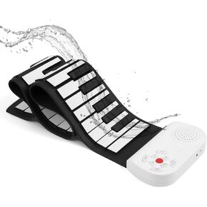 Hami Piano Keyboard,88 Keys Electric Keyboard Piano Semi-Weighted Digital Piano Foldable Keyboard with Bluetooth MIDI Sustain Pedal,Music Sheet Holder,Carrying Bag