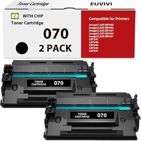 070 Toner Cartridge Replacement Compatible for Canon 070 070H Toner Cartridge for imageCLASS MF465dw MF462dw LBP246dw LBP247dw Printer (2 Pack)