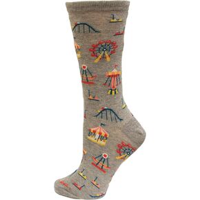 Hot Sox Women's Novelty Floral Casual Crew Socks