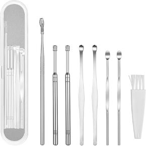 Ear Wax Removal Tool Kit, Ear Cleaner Earwax Removal Kit with Camera and Light, Ear Wax Cleaner with 1080P Ear Camera for iOS & Android