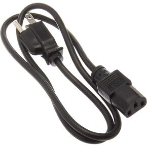 Pc Accessories - Connectors Pro 3 Feet 5-Pack Universal Power Cable 3-Foot IEC320 C13 to NEMA 5-15P CSA UL RoHS, 3 Ft 5-PK Power Cord