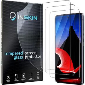 Inskin Screen Protector for ThinkPhone by Motorola (6.6 inch, 2023) - 3 Pack Tempered Glass for Screen & 3 Pack for Camera Lens, Plasma Coating, Case-Friendly
