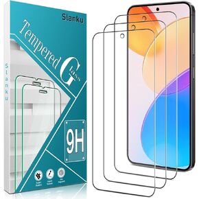 Slanku [3 Pack Screen Protector for Samsung Galaxy S24 FE 5G Tempered Glass, No Bubbles, Anti-Scratch, Easy to install
