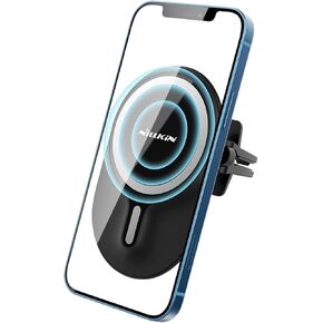 Wireless Car Charger, Nillkin Qi car Magnetic Charger for iPhone 13 Pro/12 Pro/12 Pro Max /13 Pro Max Air Vent Dashboard Car Phone Holder, Magnetic 7.5W Wireless Car Charger Mount Pad Station