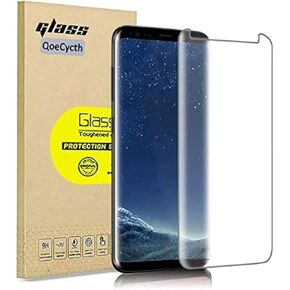 [عبوة من 3 قطع] واقي شاشة حافة لهاتف Samsung Galaxy S8 Plus، طبقة حماية من الزجاج المقوى ثلاثي الأبعاد من الزجاج المنحني عالي الدقة، عالي الوضوح (Stealth) شفاف لهاتف Samsung Galaxy S8 Plus مقاس 6.2 بوصة in Kuwait