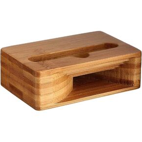 Toddmomy Wood Cell Phone Stand Wooden Phone Sound Amplifier Universal Wooden Cell Phone Stand with Sound Amplifier Cell Phone Holder Desk Phone Stand Phone Holder for Desk