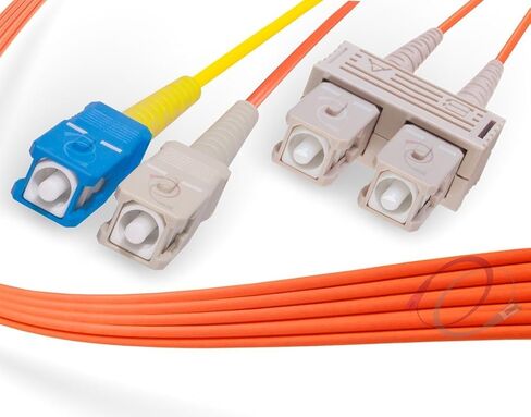 FCD 10M LC to ST Mode Conditioning Fiber Patch Cable | Fiber Optic LC Mode - Conditioning to ST Fiber Patch Cable 10 Meter (32.8ft) | Length Options: 1M - 15M in Kuwait
