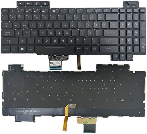 لوحة مفاتيح بديلة بإضاءة خلفية أمريكية لجهاز ASUS ROG Strix GL703 GL703V GL703GS GL703GM GL703VD GL703VM GL703GE GL703GEE PX703GE,0KNB0-661BUS00 in Saudi Arabia