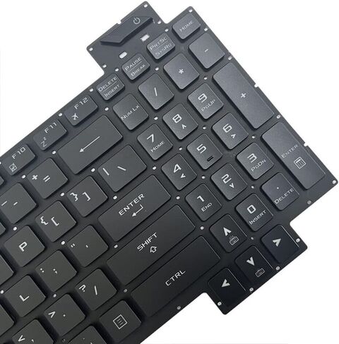لوحة مفاتيح بديلة بإضاءة خلفية أمريكية لجهاز ASUS ROG Strix GL703 GL703V GL703GS GL703GM GL703VD GL703VM GL703GE GL703GEE PX703GE,0KNB0-661BUS00 in Saudi Arabia