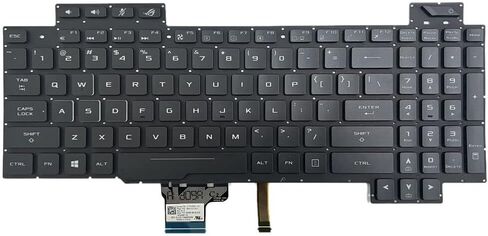 لوحة مفاتيح بديلة بإضاءة خلفية أمريكية لجهاز ASUS ROG Strix GL703 GL703V GL703GS GL703GM GL703VD GL703VM GL703GE GL703GEE PX703GE,0KNB0-661BUS00 in Saudi Arabia