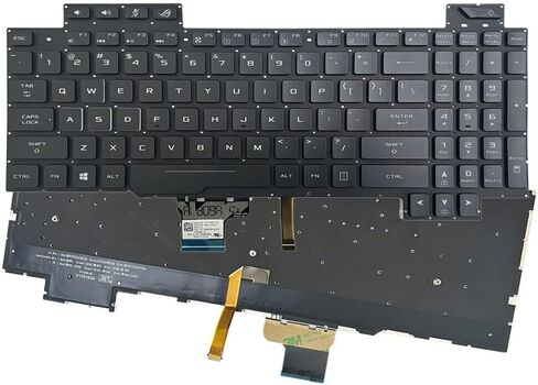 لوحة مفاتيح بديلة بإضاءة خلفية أمريكية لجهاز ASUS ROG Strix GL703 GL703V GL703GS GL703GM GL703VD GL703VM GL703GE GL703GEE PX703GE,0KNB0-661BUS00 in Saudi Arabia