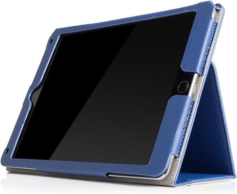 RUBAN Case for iPad 9.7 Inch 2018/2017/iPad Air 2/iPad Air 1 - [Corner Protection] - [Scratch-Resistant] Premium PU Leather Folio Smart Stand Cover w/Auto Sleep/Wake, Navy Blue in Saudi Arabia