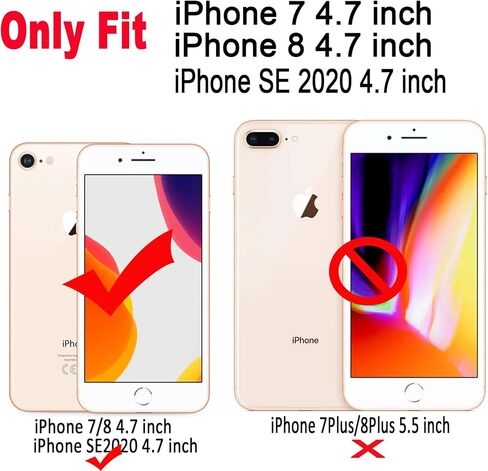 Qokey Compatible with iPhone SE Case 2022/2020,iPhone 8/ 7 Case 4.7 inch Flower Cute Fashion Cover for Women Girl 360 Degree Rotating Ring Kickstand Soft TPU Shockproof Rose Butterfly in Kuwait