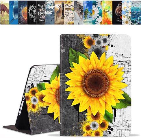 Case for Samsung Galaxy Tab A8 10.5 Inch 2022 Tablet (SM-X200/X205/X207), Slim Lightweight PU Leather Stand Cover with Auto Wake/Sleep, Burning Basketball Fire and Water in Kuwait