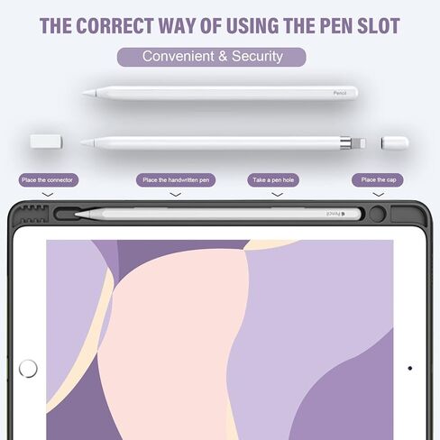 Case for iPad 10th Generation Case 2022. iPad 10.9 Inch Cover Anti-Fingerprint,Anti-Scratch,Support 2nd Gen Pencil,Auto Sleep/Wake,Camera Protection in Kuwait