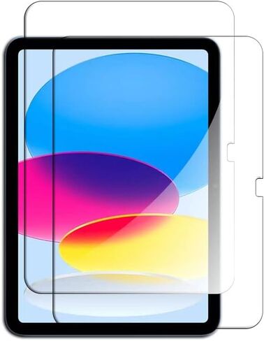 [2 Pack] Screen Protector for iPad 10.9 10th Generation 2022 A2696/A2757/A2777,Tempered Glass Film Guard for iPad 10th Gen 10.9" 2022 Release in Kuwait
