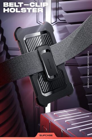 حافظة SupCase خارجية لهاتف سامسونج جالاكسي S23+Plus 5G حافظة هاتف محمول ممتصة للصدمات غطاء حماية متين [Unicorn Beetle Pro] بدون واقي شاشة مع مشبك حزام وحامل (أسود) in Kuwait