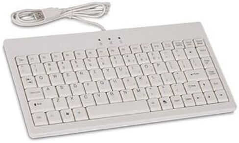 Adesso AKB-110W - لوحة مفاتيح USB صغيرة EasyTouch، أبيض in Saudi Arabia