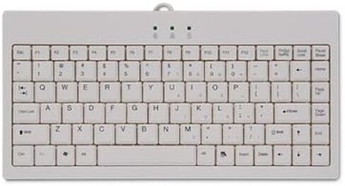 Adesso AKB-110W - لوحة مفاتيح USB صغيرة EasyTouch، أبيض in Saudi Arabia
