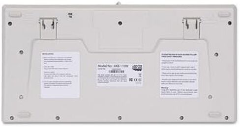 Adesso AKB-110W - لوحة مفاتيح USB صغيرة EasyTouch، أبيض in Saudi Arabia