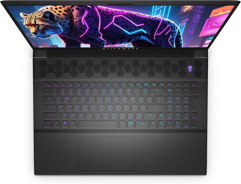 كمبيوتر محمول Alienware M18 R2 للألعاب، Intel i9-14900HX، ذاكرة الوصول العشوائي DDR5 سعة 64 جيجابايت، محرك أقراص PCle SSD سعة 4 تيرابايت، شاشة 18 بوصة QHD+ (2560x1600)، Nvidia G-Force RTX 4080، W11 Home in Kuwait