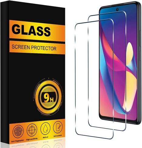 【عبوتان】 متوافق مع واقي الشاشة الزجاجي المقوى TCL 50 XL 5G صلابة 9H ومضاد للخدش وسهل التركيب in Saudi Arabia