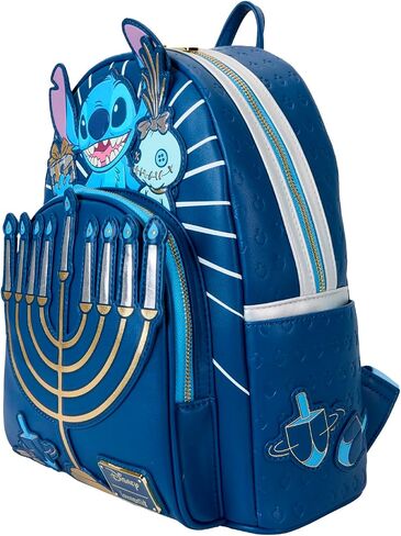 حقيبة ظهر صغيرة من Loungefly Disney Lilo & Stitch Light Up Menorah Stitch in Saudi Arabia